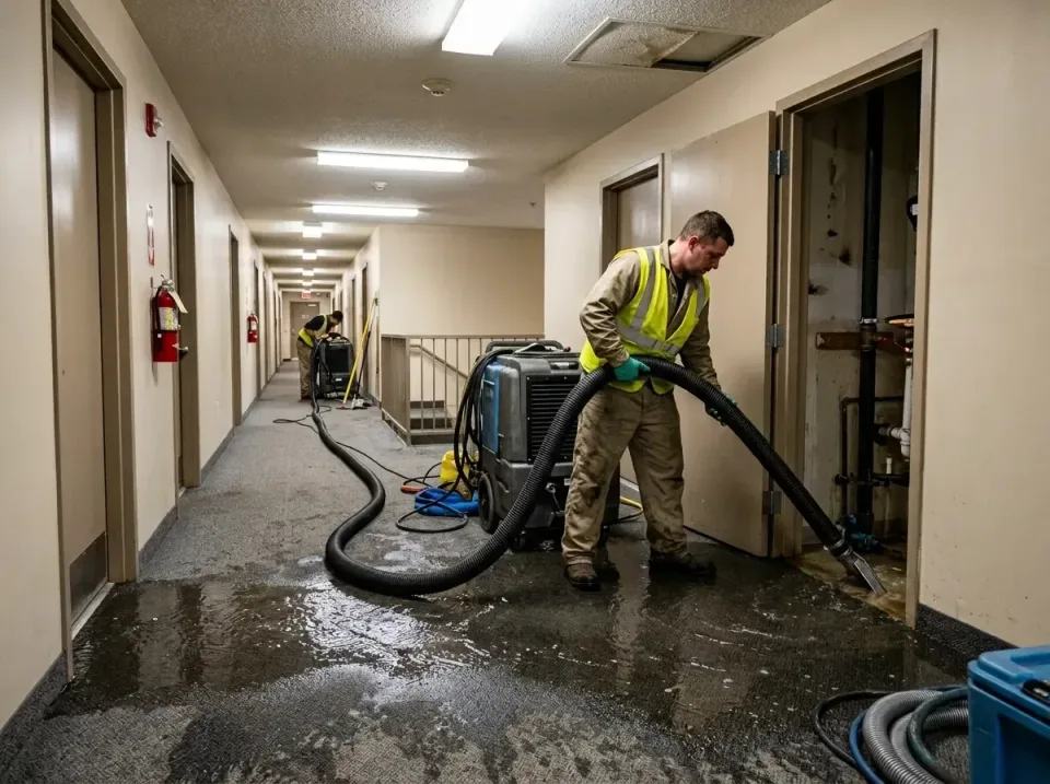 multi-unit-apartment-hallway-f-005 — frequently asked questions, Emergency Burst Pipe Water Extraction & Removal in Meadow O…